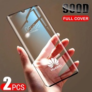 2 cái bọc hoàn toàn kính bảo vệ cho Huawei P30 P40 P20 Lite Pro bảo vệ màn hình cường lực cho Mate 2