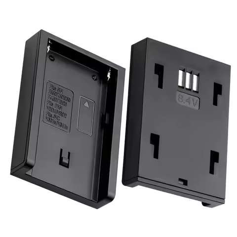 2 Pack NP-F550 NP-F750 NP-F970 Battery Charger Adapter Plate for LCD Charger etc and Sony PLM-100 CC