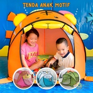 TAIYO Tenda Anak Karakter Camping Tent Bermain Model Lipat Bentuk Hewan Animal Camp Outdoor