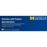 [Video Course] Statistics with Python Specialization by Dr. Brenda Gunderson, Coursera
