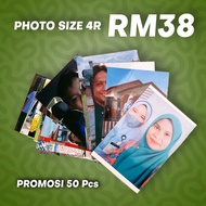 Photo size 4R 50 pcs promotion