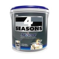 สีน้ำทาฝ้า TOA 4 SEASONS ADVANCE A8000 ด้าน 1 แกลลอน (244466)