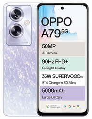 Oppo A79 5G Ram8/256gb(สินค้าใหม่มือ1 เครื่องศูนย์ไทย รับประกันร้าน 1เดือน)ลำโพงคู่ แบต 5000mAh ชาร์