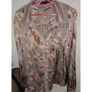 agenda satin blouse top