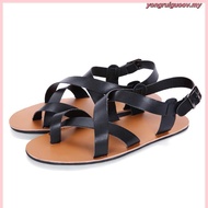 Big Size 37-46 Good Soft Men's Leather Gladiator Sandal Shoes Outdoor Beach Waterproof