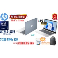 HP 15-fd INTEL CORE-ULTRA 5-225U/ CORE-5-120U - up to 32GB RAM/ 512GB SSD/ 15.6"FHD-IPS/ WIN-11+MICR