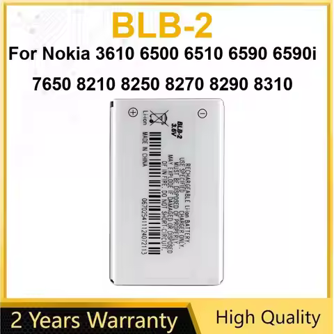 Mobile Phone Battery For Nokia 3610 6500 6510 6590 6590i 7650 8210 8250 8270 8290 8310 8390 8850,BLB