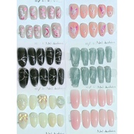 《JELITA》XS fake nail press on nail set kuku palsu wanita