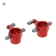 4Pcs Upgraded Metal Parts Rear Steering Cup for P929 P939 K969 K979 K989 K999 1/28 RC Car,Red