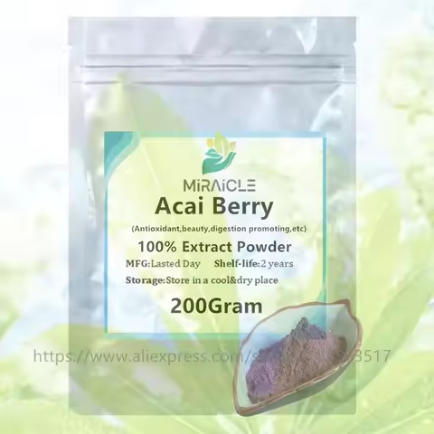 Customized Aluminum Foil Bag for Beauty Lovers Acai Berry Extract Powder for Fast Shipping Distribut