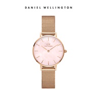 （สาขาของแท้）daniel wellington นาฬิกาข้อมือ หญิง  นาฬิกาdw นาฬิกาของผู้หญิง28มิลลิเมตรมุกแผ่นโลหะทอนาฬิกาผู้หญิงแฟชั่นนาฬิกาผู้หญิง   แท้100% นาฬิ