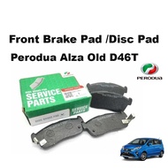 Original Perodua Geniune Pro Ganti Alza Old D46T (2009-2012) Front & Rear Brake Pad /Disc Pad