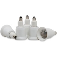 ELECTOP E11 ke E26 E27 Penyesuai Soket, Mini Candelabra E11 Base Tukar kepada Tapak Skru Standard Se