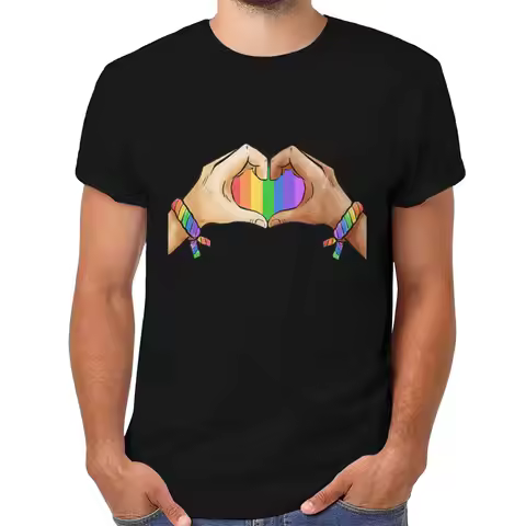 Vintage LGBT T Shirt Pride Month LGBTQ Shirts Funny Lgbt Gay Pride Lesbian Rainbow T-shirt Fashion C