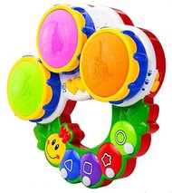 PRIMA B Baby Discovery Caterpillar Drums Kids Toy TOY DRUMS FOR KIDS