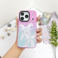 SUSAN FANG Rose Quarts Reflection Case Compatible For IPhone 11 12 13 14 15 16 17 Pro Max 12Mini Cov