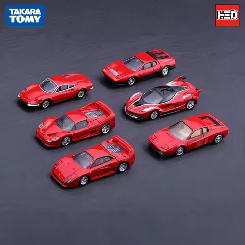 Takara Tomy Tomica No 8 Ferrari Purosangue Diecast Super Car Vehicle Fine Texture Static Model Premi