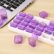 [Lianlianyouyu] One Month 31 Pill Box Portable Pill Box Pill Storage Box Morning Evening Pill Box Po
