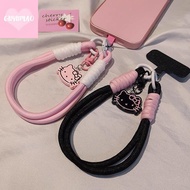 [guyumao] Hello Kitty Phone Lanyard-Dual Hook Cute Lanyard Gift-Pink Rotating Phone Charm Birthday P