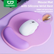 GOOJODOQ Mouse Pad Wrist Rest Support Ergonomic Comfortable Silicone Non Slip Soft Waterproof dirt-r