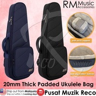 RM Deluxe Thick Padded CONCERT Ukulele Bag Ukulele Case 20mm Padded Beg Gitar Kecil 烏克麗麗背包