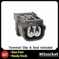 Honda City Accord Civic 37870-RWC-A01 Temperature Sensor Socket Connector 2 Pin