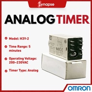 OMRON TIMER #H3Y-2 230VAC #5 MIN #MINI TIMER