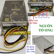 Nguồn Server 12v có quạt đã kích hoạt 450w hoặc 700w hoặc 1200w thay thế nguồn tổ ong