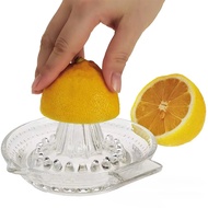Lead-Free Glass Manual Juicer - Premium Quality for Lemons Oranges & Citrus Fresh Juice Extractor fo