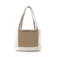 【二手】愛馬仕 HERMES 托特包 Cabasellier 31 新款 白色 米色 Malfa 新款 白色/米色 Malfa 皮革 Cabasellier 31 新款 白色/米色 Malfa