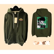 Anime My hero Academia deku izuku Japan Zipper Hoodie Jacket