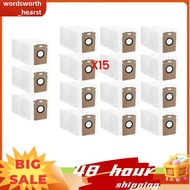 15PCS Dust Bag for  H50 Ultra / H60 Hub Ultra / H60 Hub Pro Spare Parts Vacuum Dust Bag