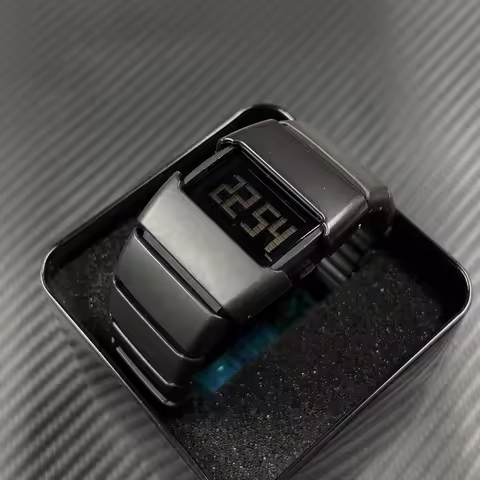 Trend Fashion Casual Plastic Case Electronics Wristwatches Elasticity Strap Anniversary Gift
