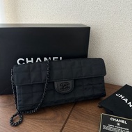 中古包 Chanel 香奈兒 Choco Bar Travel Line 肩背包