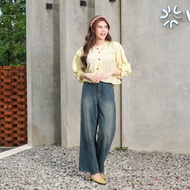 KEMEJA Yoenik Apparel Fuuka Pastel Shirt Korean Style ShirtWanita