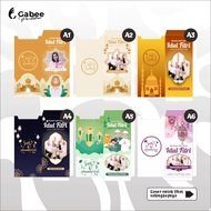 EID AL-FITR ENVELOPE CUSTOM ANGPAU/ CAN BE GIVEN NAME AND PHOTO NON-FOLDING MONEY/