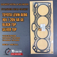 T2 TOYOTA TRD CLYINDER HEAD GASKET 4AGE 20V BT ST 4AGE 16V LEVIN AE86 0.8MM 1.0MM 1.2MM 1.5MM GASKET