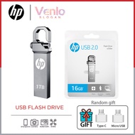 HP Pen Drive Metal Flash Drive 128GB 256GB 512GB 1 TB 2 TB ไดรฟ์จัดเก็บข้อมูล USB3.0ความเร็วสูง64GB 32GB 16GB 8GB 4GB USB Flash Drive หน่วยความจำ