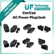 UFTECH IEC320 C19/C20 Rewirable AC Power Plug Male/Jack Female Connector