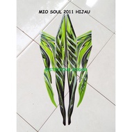 Yamaha Mio Soul 2011 Green Motorcycle Sticker