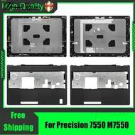 For Dell Precision 7550 M7550 Laptop Rear Lid Back Top Cover Palmrest Upper Case With Fingerprint 00