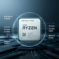 AMD | AMD Ryzen 9 5950X 16‑Core Desktop CPU 3.4GHz 105W Socket AM4 Processor Without Cooler