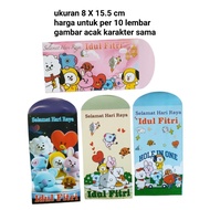 Happy Eid al-Fitr Ramadan cute children's angpao envelopes bt21 bt 21 characters