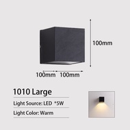 Joollysun Outdoor Lighting LED Wall Lamp Waterproof IP65 Aluminum Wall Mounted Balcony Light Home De