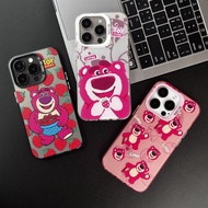 Strawberry Bearshockproof Casing hp Samsung A55 5G A54 5G A15 A05S A16 5G A06 A53 5G A52S 5G A14 5G 