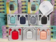 🔥NEW STOCK EVISU TWINS TRUE BLUETOOTH MACARON EARBUDS  PRO MAX 12  -TOUCH CONTROL  -IPHONE INPUT -v5