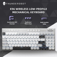 Imdzbp20fwb THUNDEROBOT K96 Wireless Mechanical Low-profile Productivity Keyboard 98 with Roller Mar