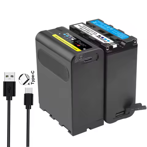 New upgrade 12000mAh NP-F990 NP-F970 F960 F970 Battery with LED Power Indicator for Sony F960 F550 F