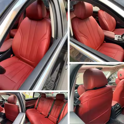 Custom Fit Car Seat Covers Accessories 5 Seats Full Set Leather for BMW X3 E30 F25 F30 E46 E90 E60 F