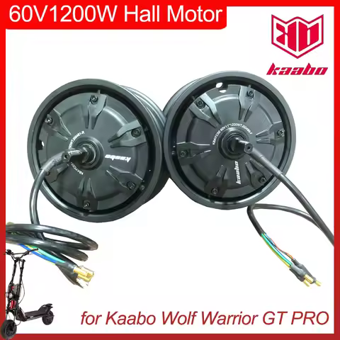 GT 60V1200W Hall Motor 11inch Engine 60V 1200W Original Parts Kaabo Wolf Warrior GT PRO Electric Sco